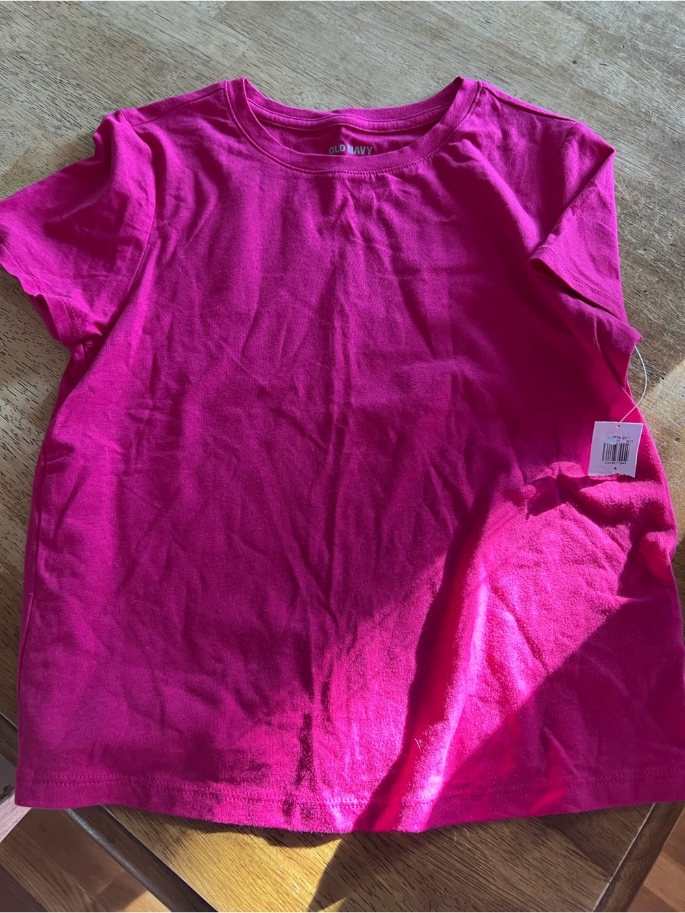 Old Navy hot pink crew shirt S